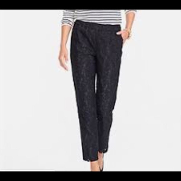 NWT J. Crew Lace Easy Pants and Peplum Top Set - Picture 4 of 11